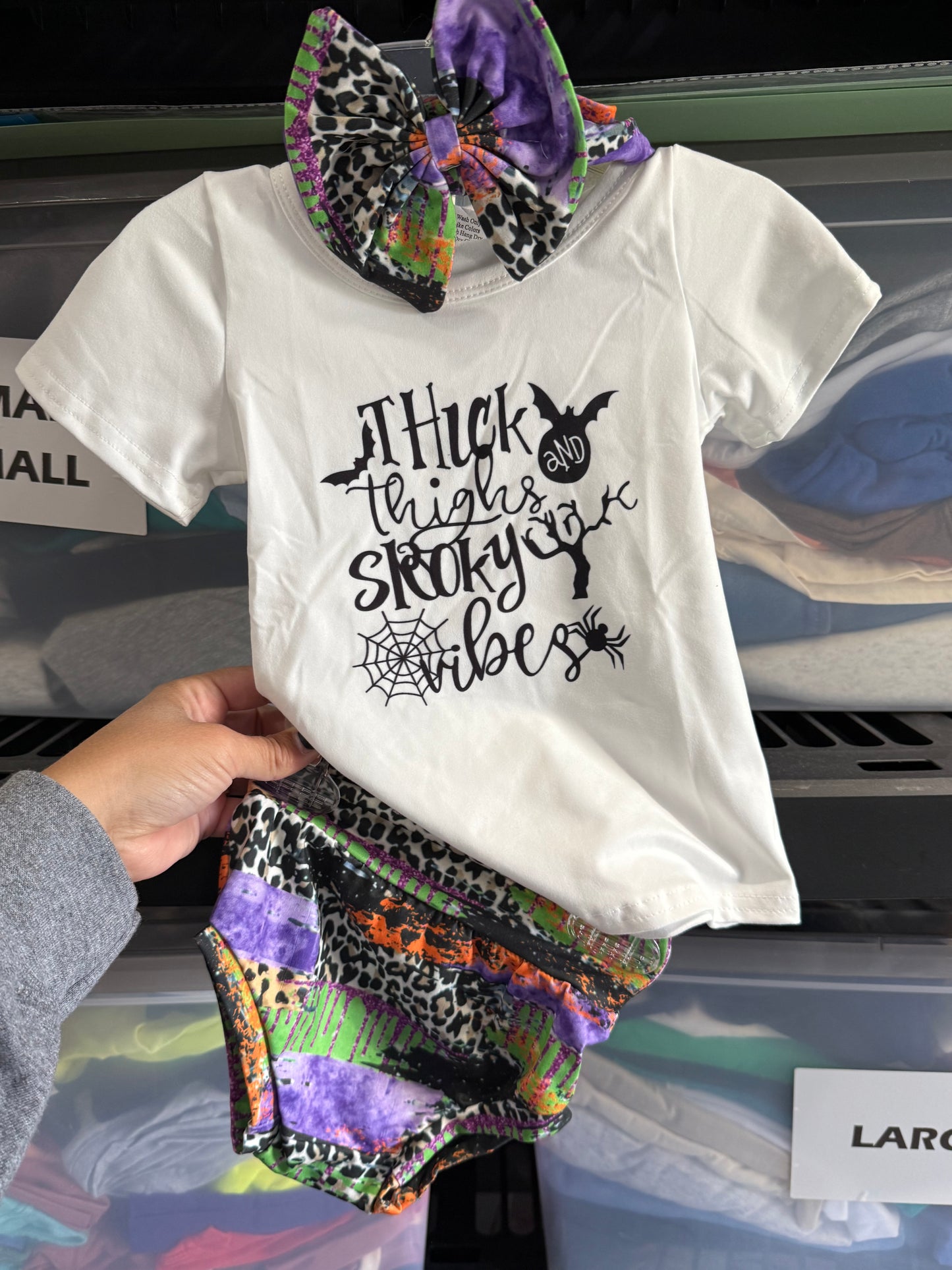 Thick thighs and spooky vibes 3pc set