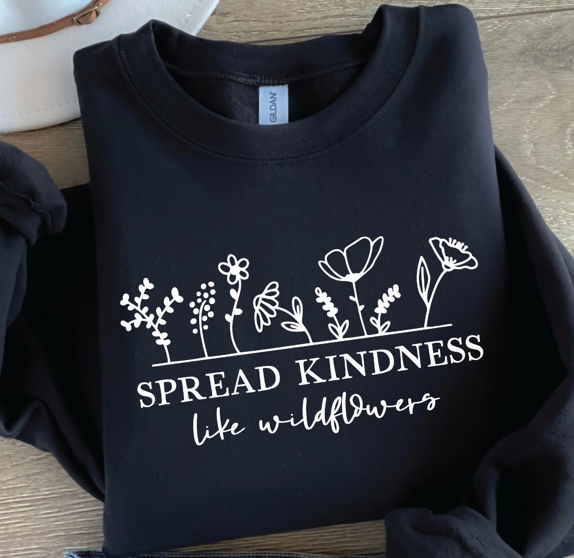 Spread Kindness Like Wildflowers Graphic Shirt
