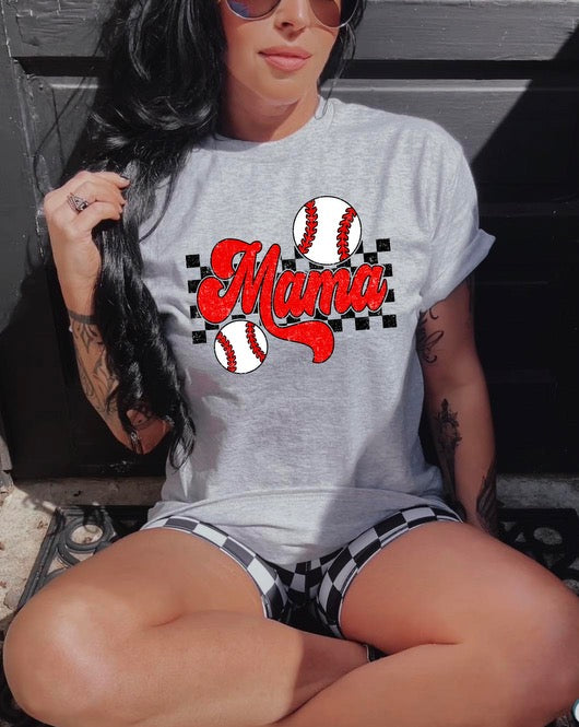 Baseball mama Graphic Shirt