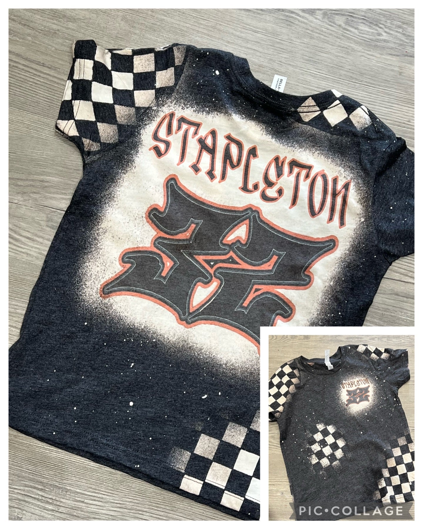 Custom race shirt graphic shirt. See description