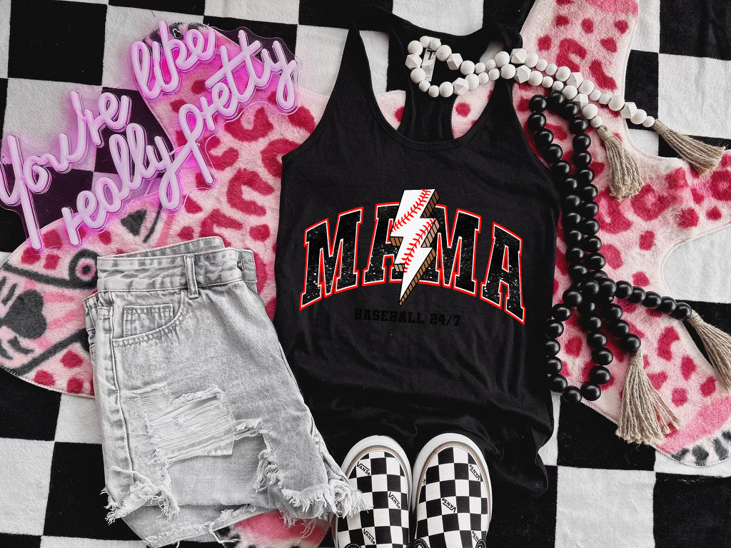 Baseball Mama Graphic Shirt