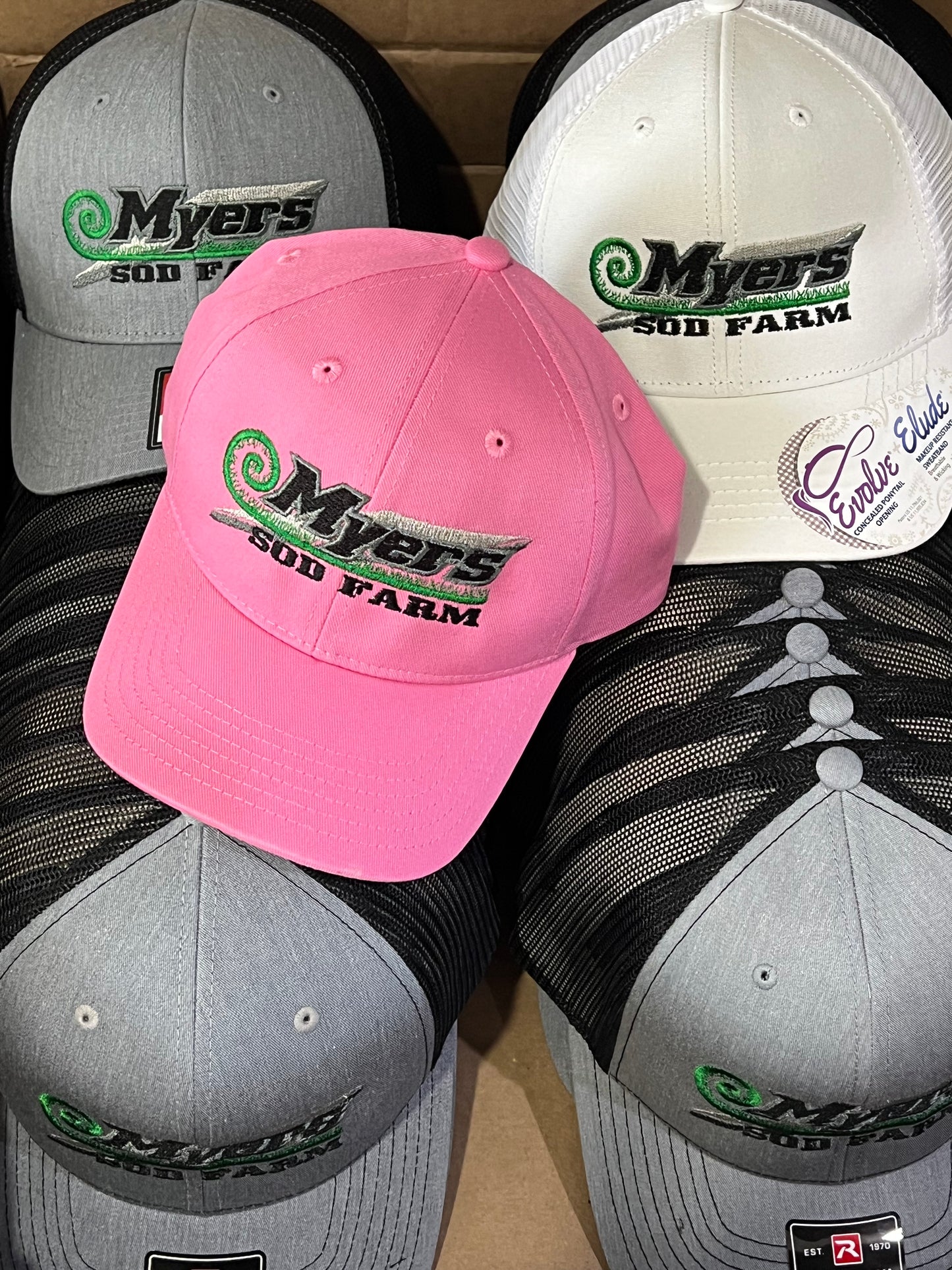 Message to order hats for your business!