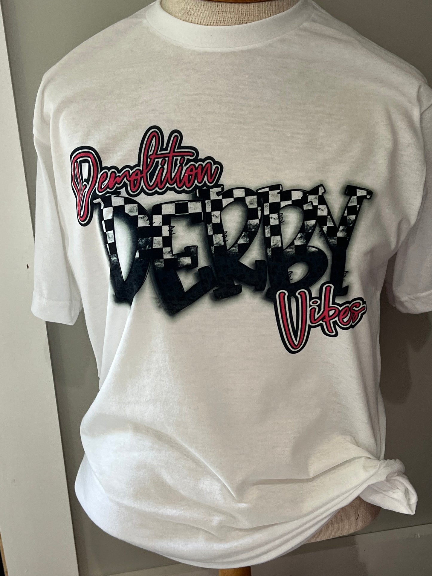Demolition Derby Vibes graphic shirt