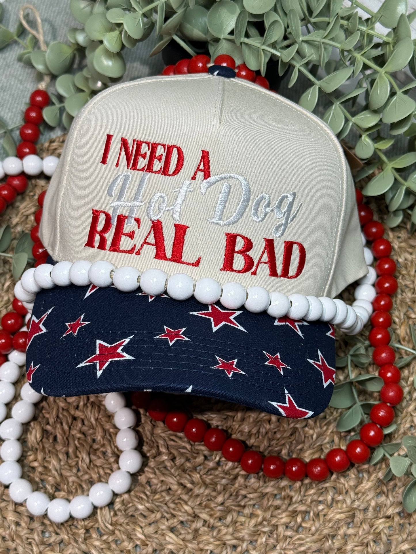 I need a hotdog real bad structured hat