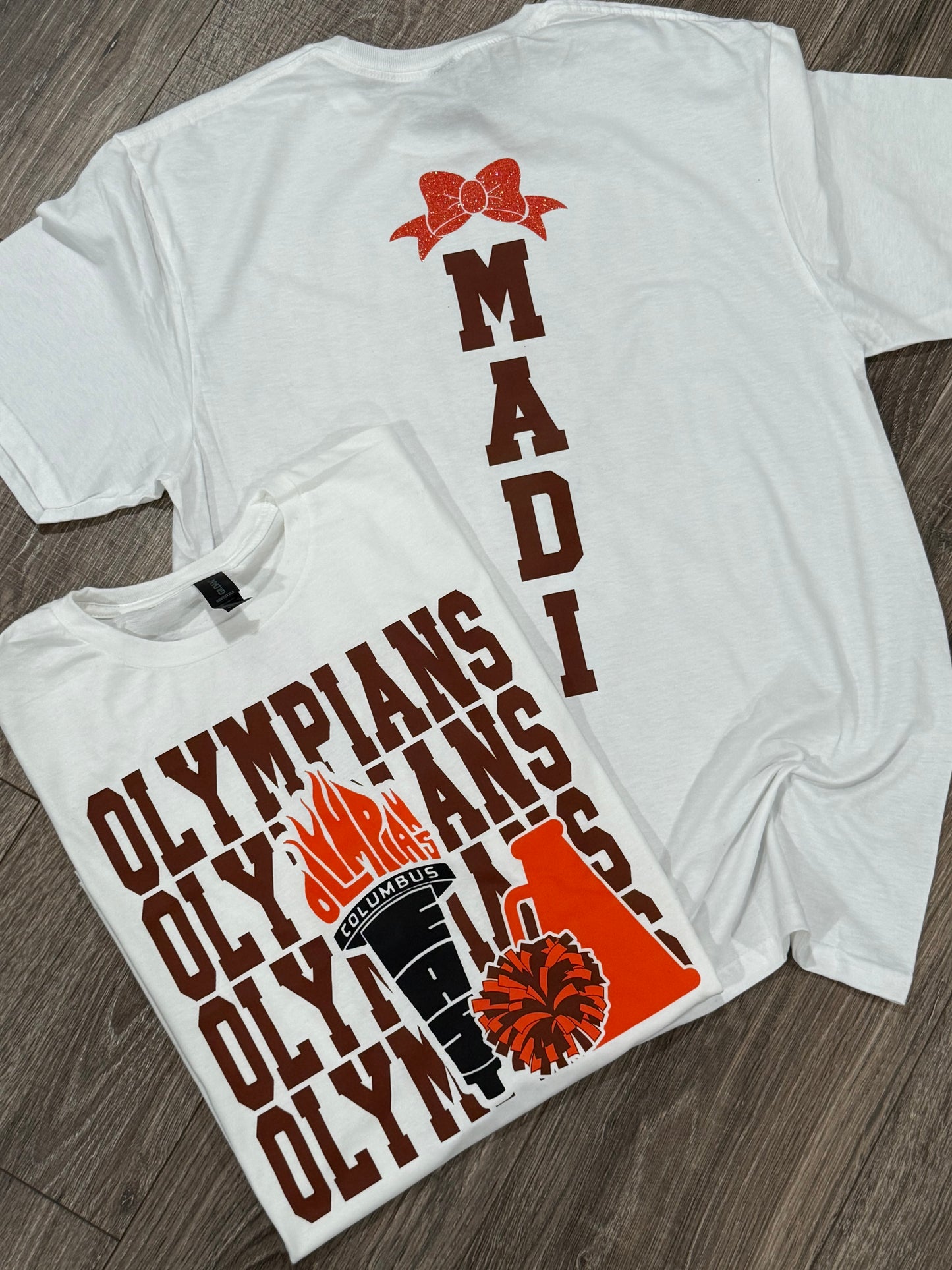 Olympians Customized Cheer Graphic Shirt