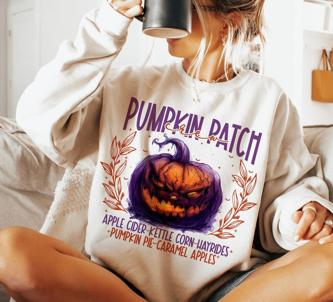Pumpkin Patch Crew graphic shirt