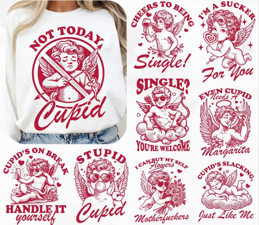 YOU PICK Cupid design. Valentines. Graphic shirt.
