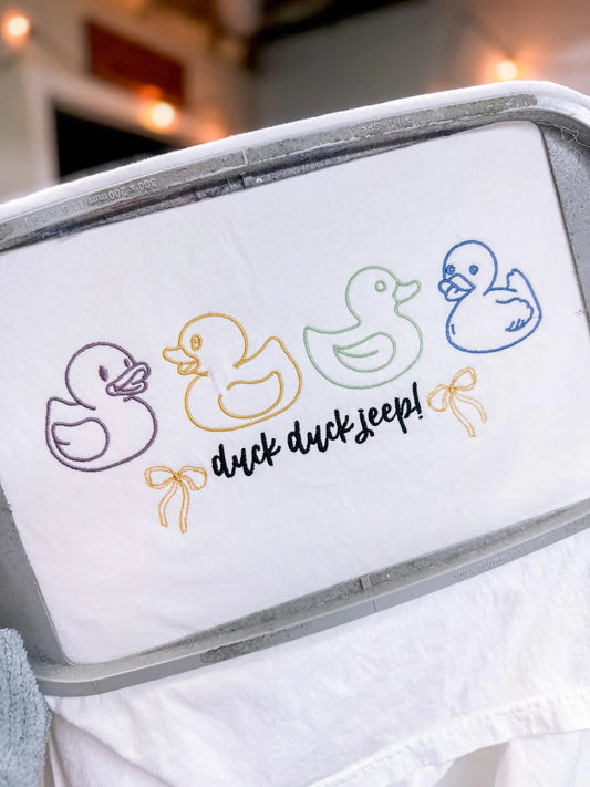 Duck Duck Jeep Embroidered Shirt