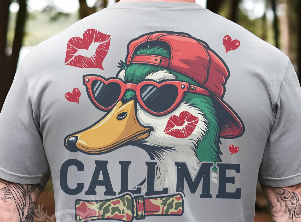 Call me. Duck hunting. Graphic Shirt.