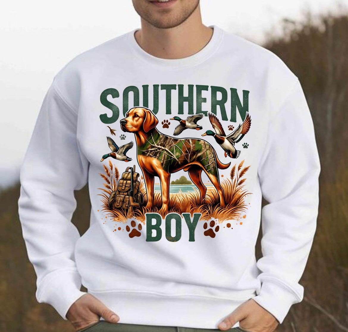 Southern Boy. Graphic Shirt.