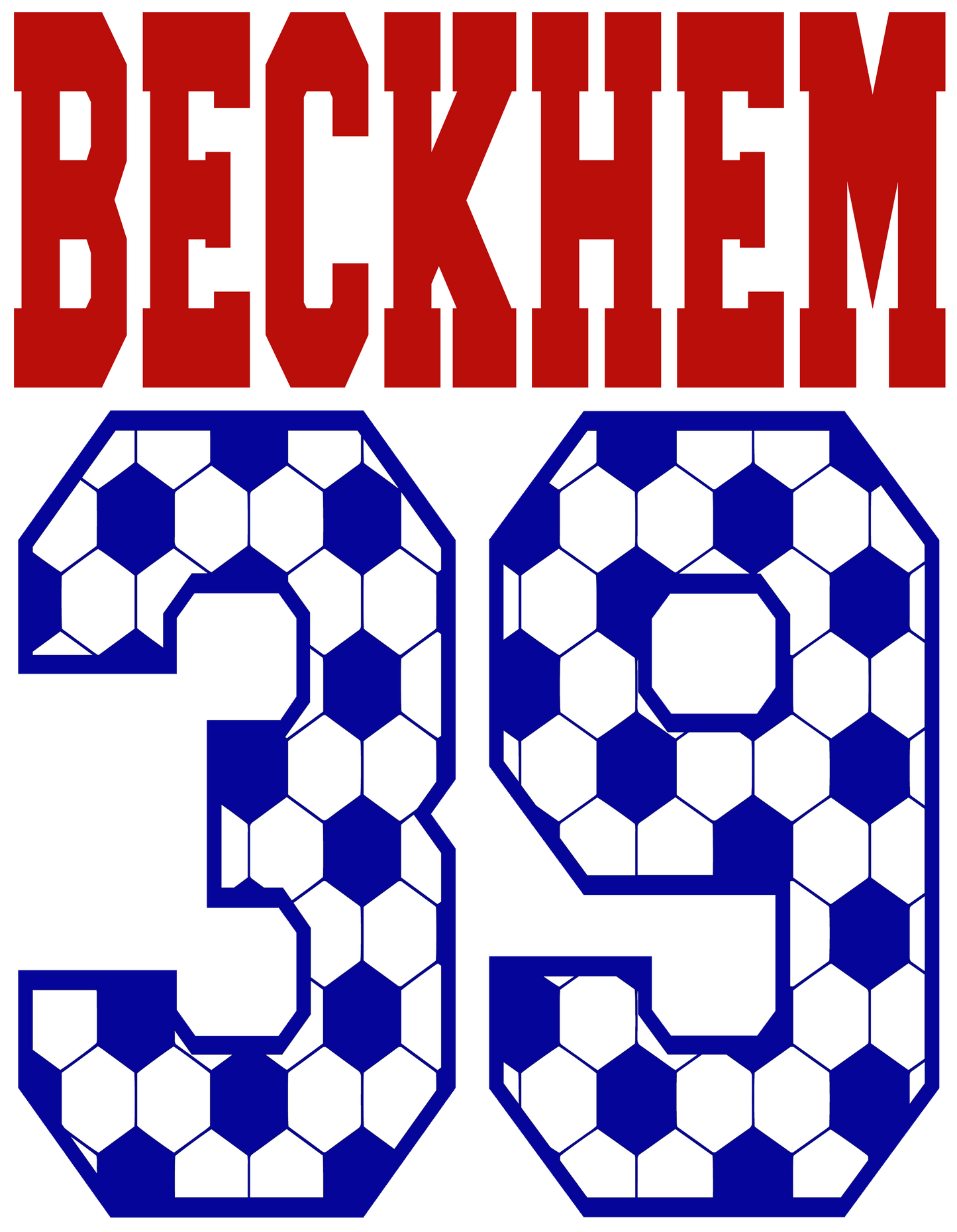 Customize the back of any shirt (Name and or Number)