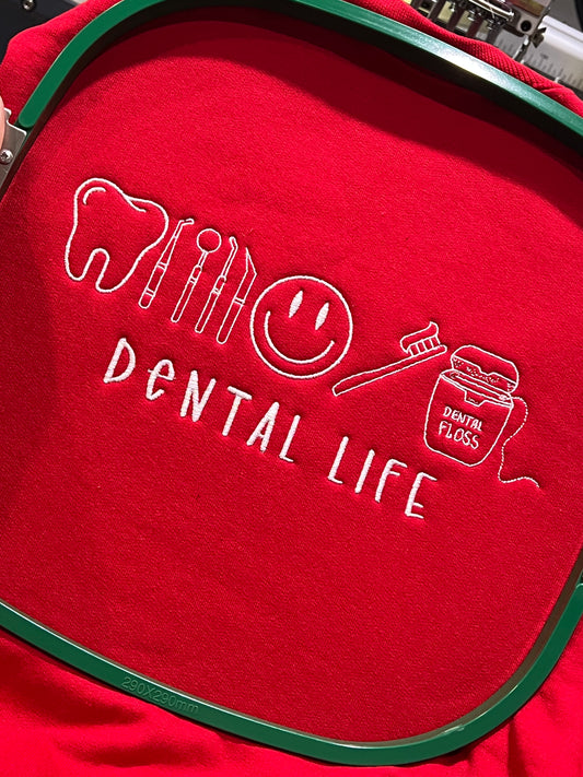 Dental Life Embroidered Shirt