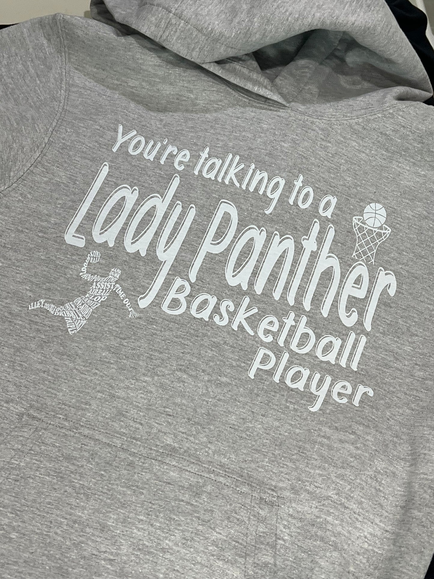 You’re talking to a lady Panther basketball player graphic shirt
