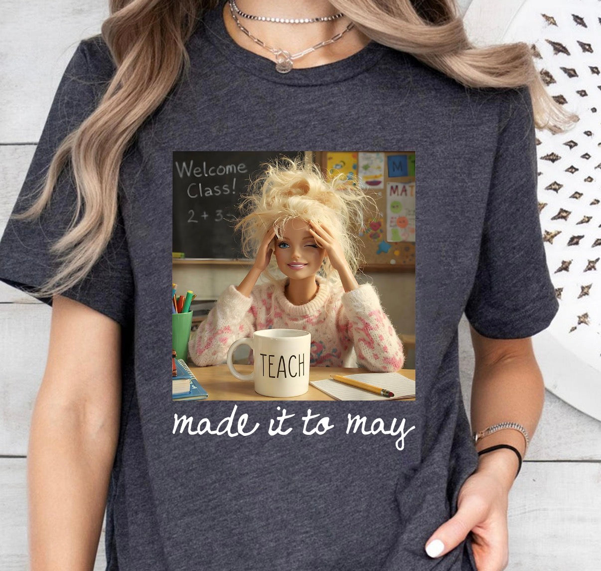 Made it to May graphic shirt