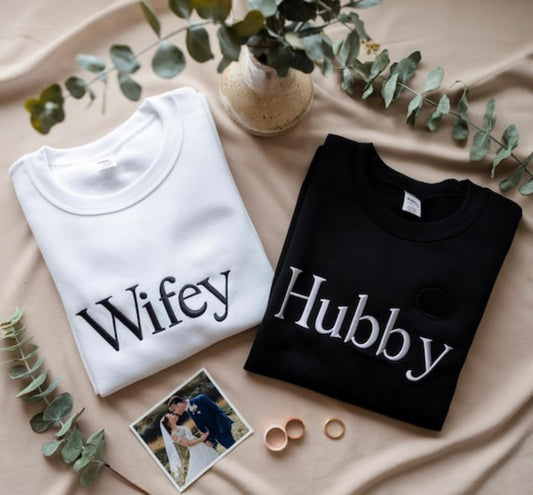 Hubby embroidered shirt