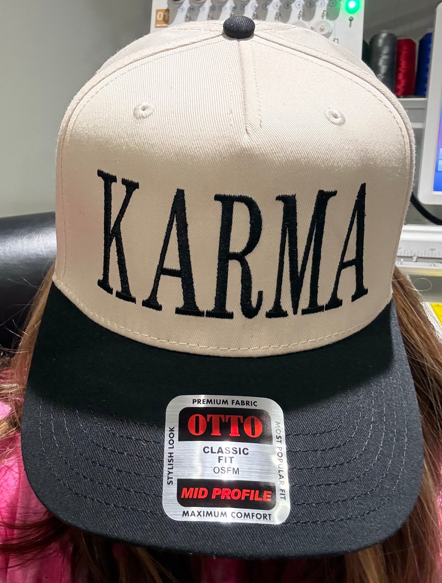 Karma Otto embroidered hat