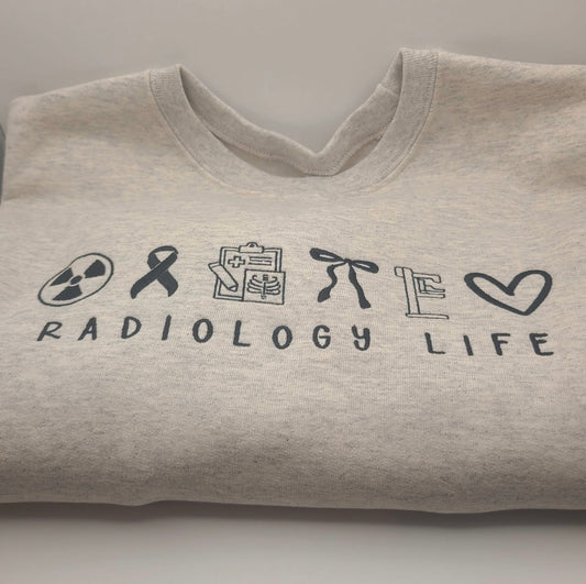 Radiology Life Embroidered Shirt