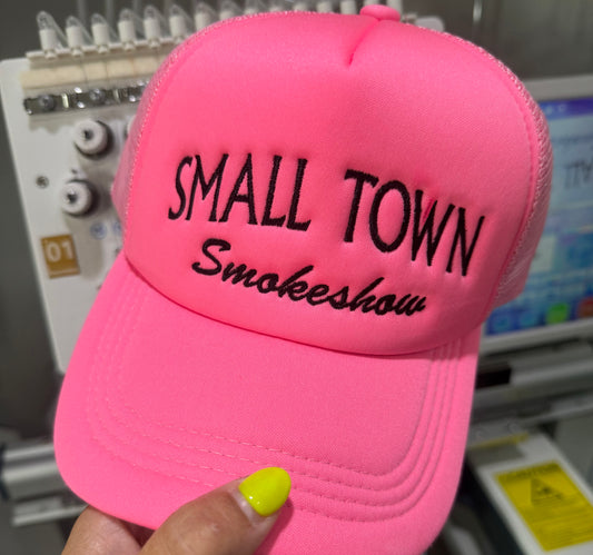 Small town smokeshow foam hat