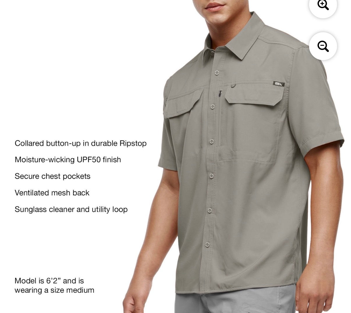 Myers Sod Farm Embroidered Eddie Bauer Men’s Tech Woven Shirt