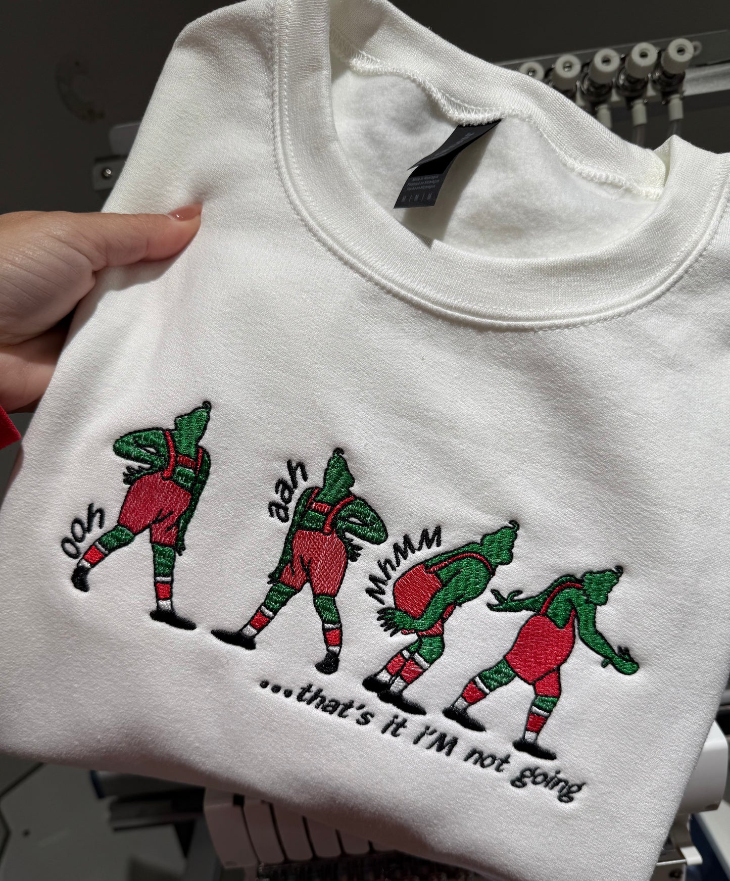 That’s it I’m not going embroidered shirt