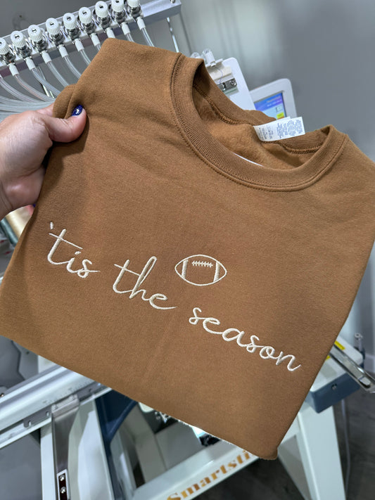 Tis the season embroidered shirt