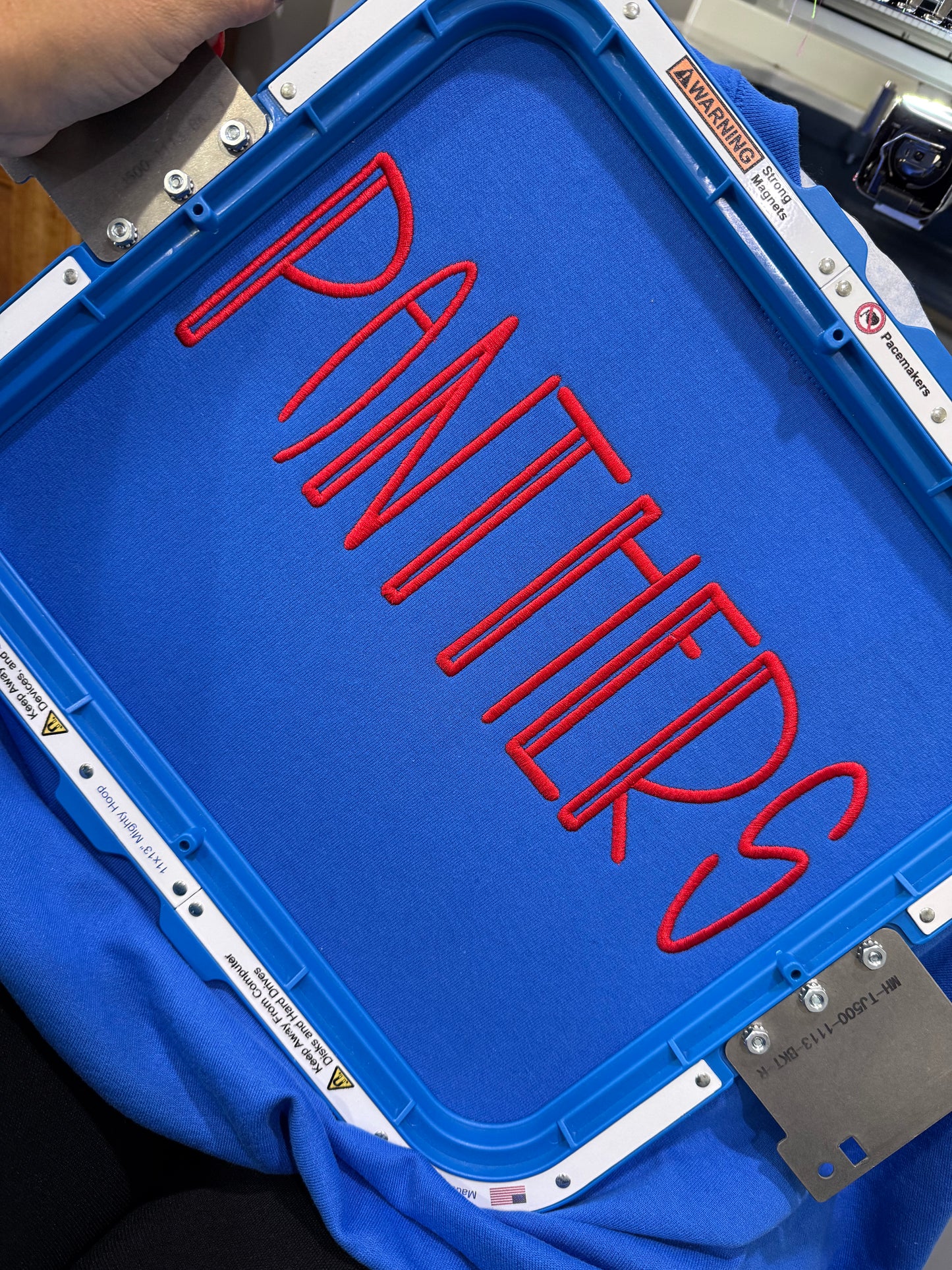Panthers embroidered shirt