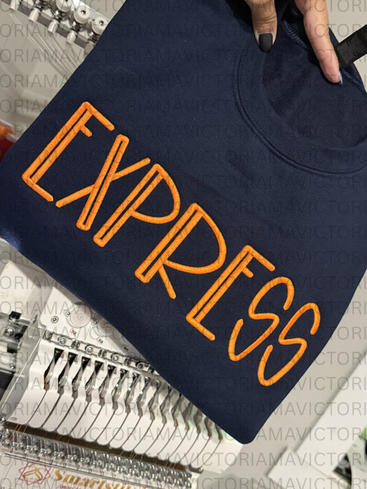 Express embroidered shirt