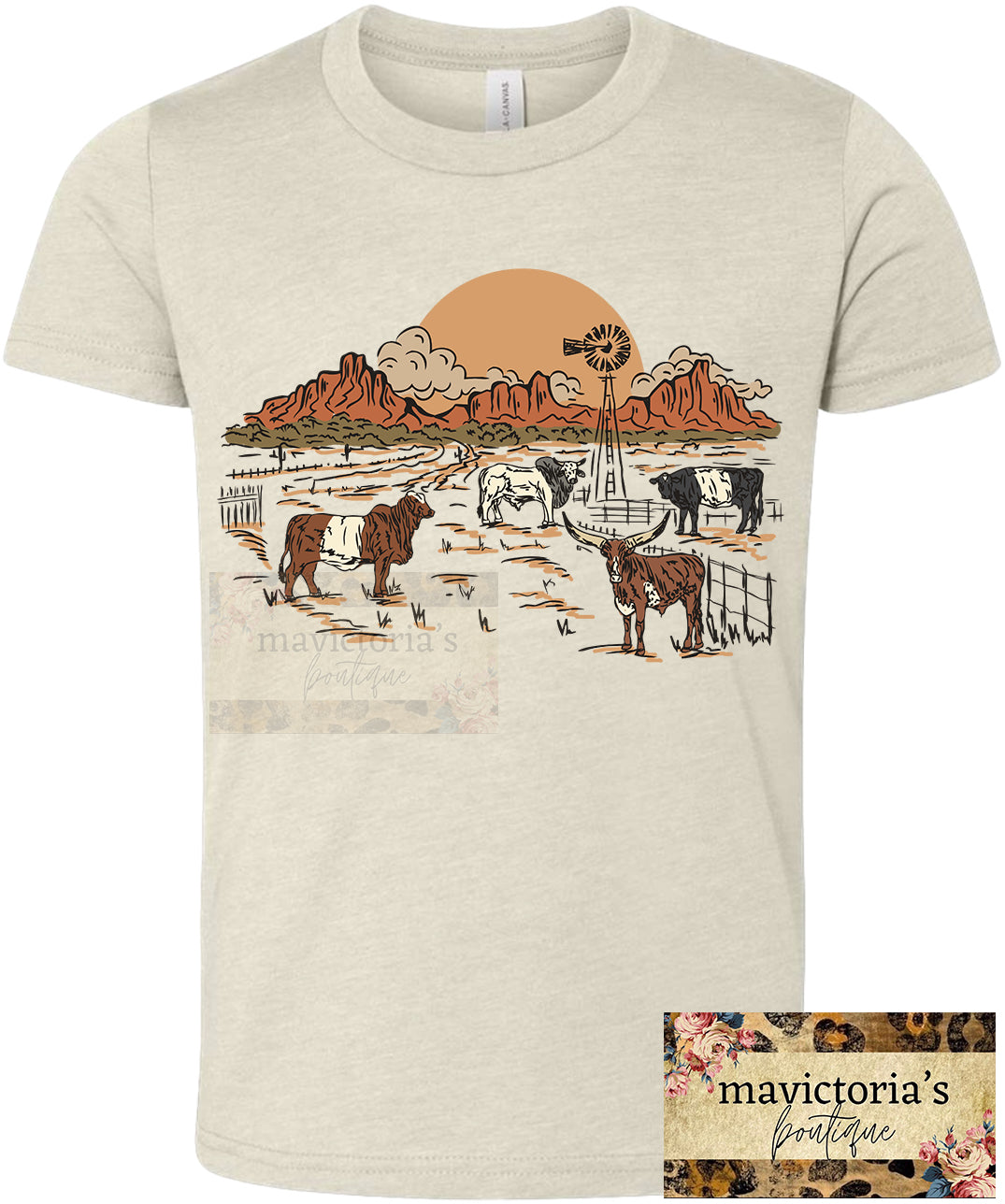 Sunset roaming graphic shirt