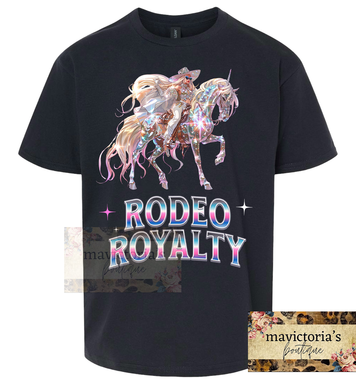 Rodeo royalty graphic shirt