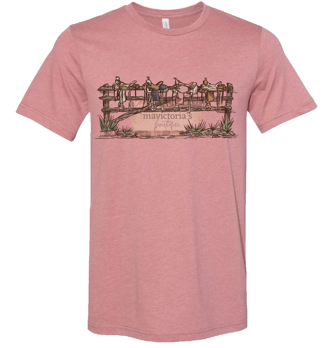 Saddles graphic shirt