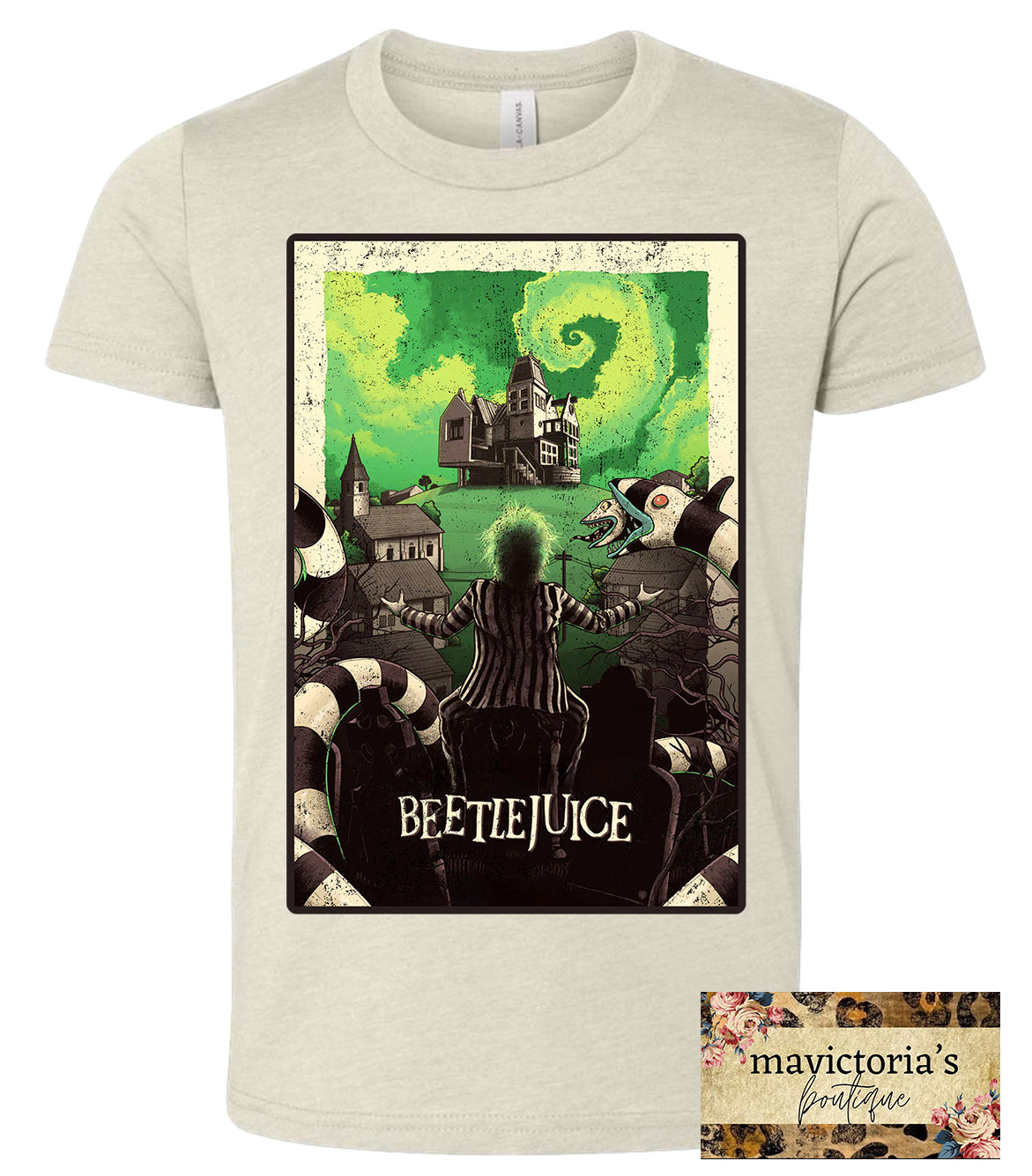 Beetlejuice graphic shirt