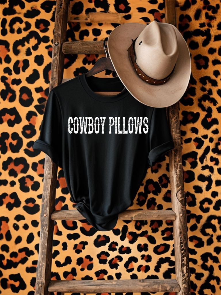 Cowboy pillows graphic shirt