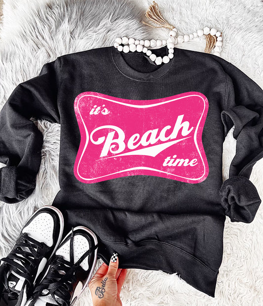 It’s beach time graphic shirt
