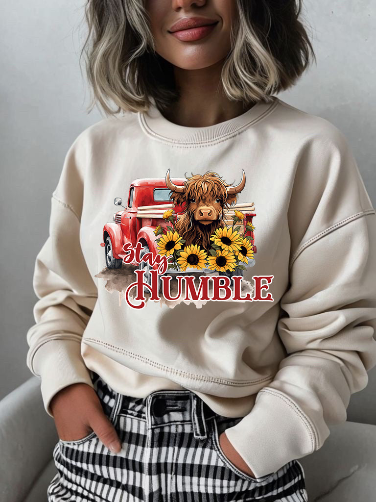 Stay humble graphic shirt