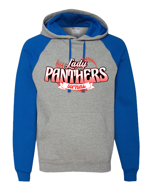 Jennings County Lady Panthers Softball Raglan Hoodie