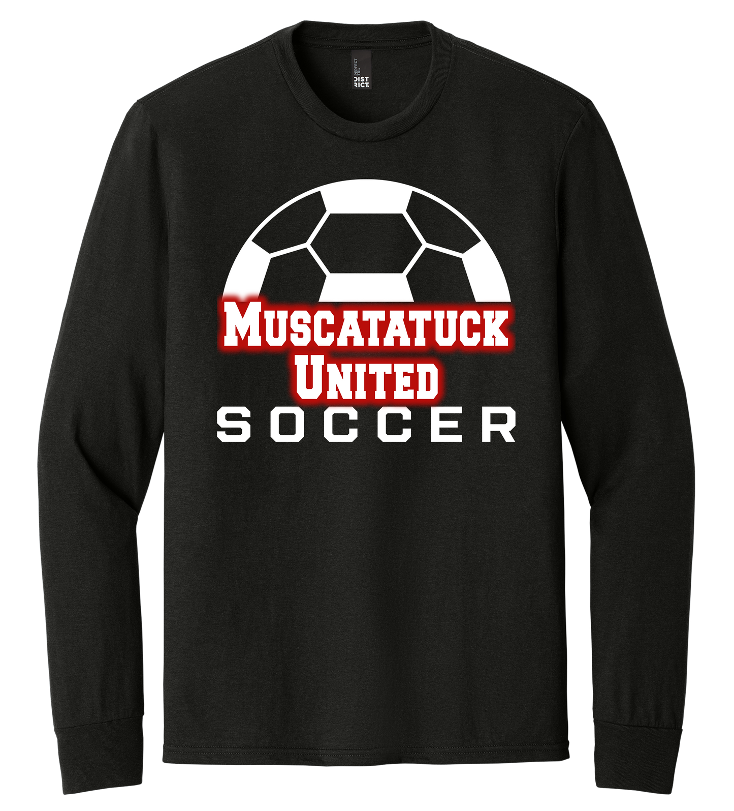 Muscatatuck United Soccer Club Black Graphic Shirts D13 NEW 2025