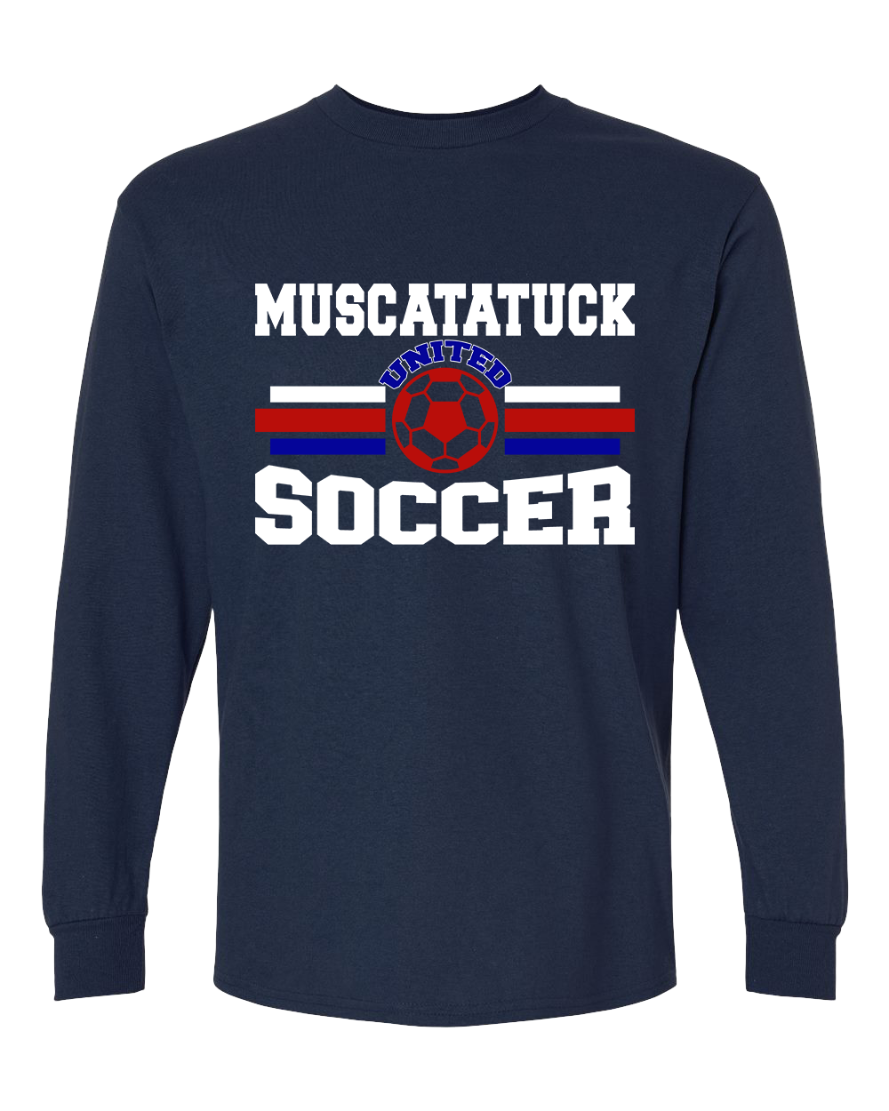 Muscatatuck United Soccer Club Navy Graphic Shirts D14 NEW 2025