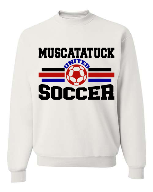 Muscatatuck United Soccer Club White Graphic Shirts D14 NEW 2025