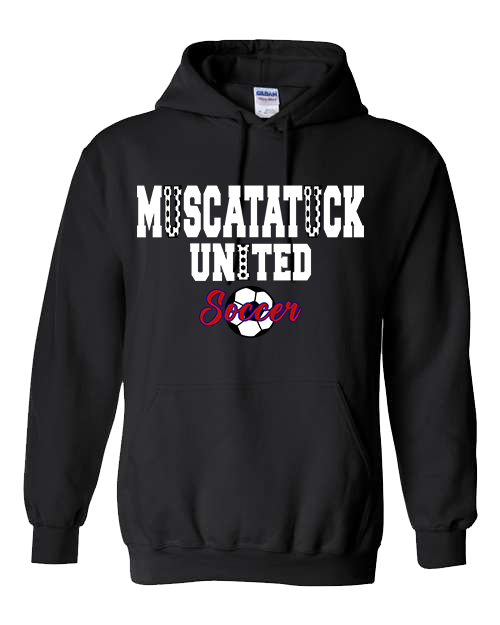 KIDS Muscatatuck United Soccer Club Black Graphic Shirt D15 NEW 2025