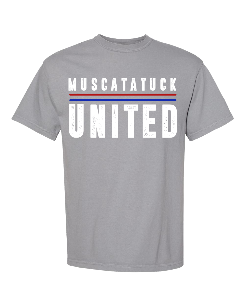 Muscatatuck United Soccer Club Grey Graphic Shirts D3