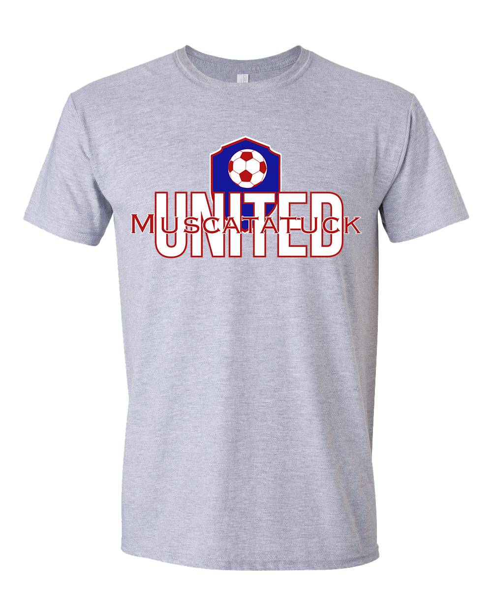 KIDS Muscatatuck United Soccer Club Grey Graphic Shirt D2