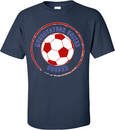 KIDS Muscatatuck United Soccer Club Navy Graphic Shirt D1