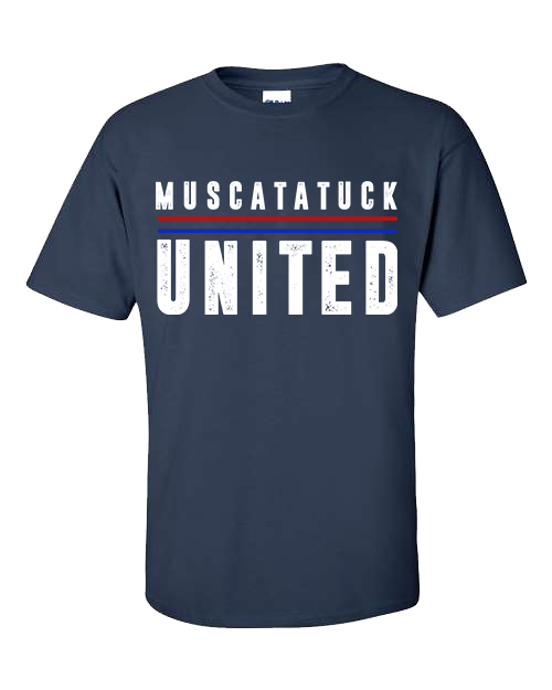 KIDS Muscatatuck United Soccer Club Navy Graphic Shirt D3