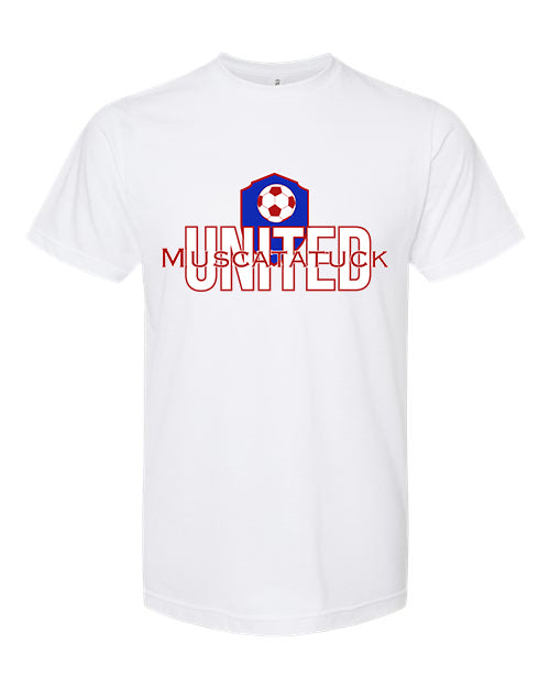 KIDS Muscatatuck United Soccer Club White Graphic Shirt D2