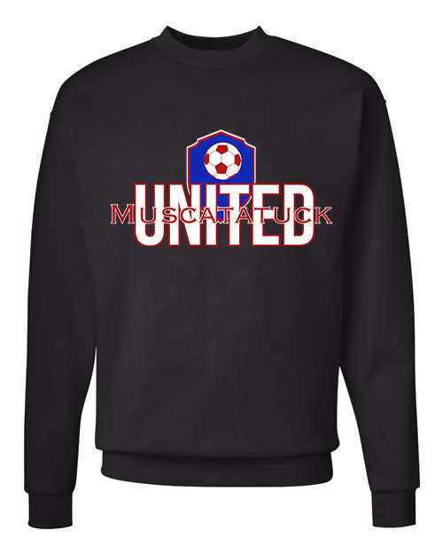 KIDS Muscatatuck United Soccer Club Black Graphic Shirt D2