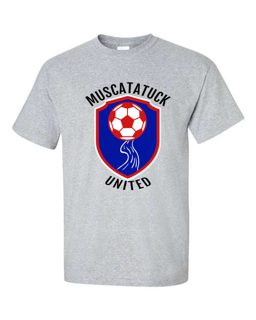 KIDS Muscatatuck United Soccer Club Grey Graphic Shirt D11