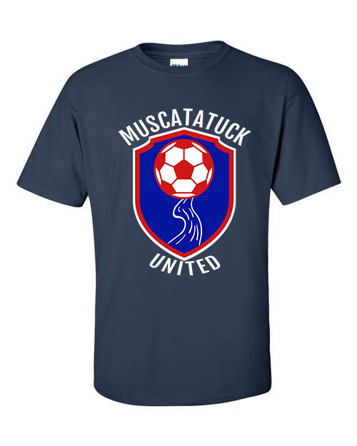 KIDS Muscatatuck United Soccer Club Navy Graphic Shirt D11