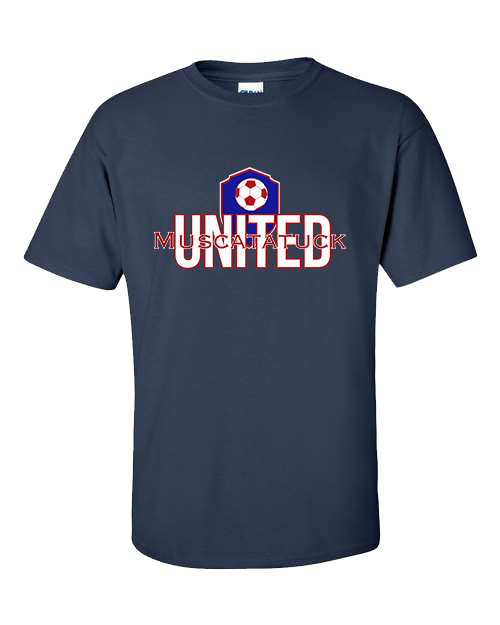KIDS Muscatatuck United Soccer Club Navy Graphic Shirt D2