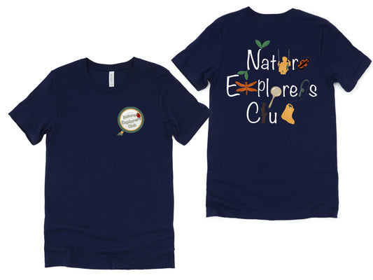 Nature Explorers Club Navy Graphic Shirts D1