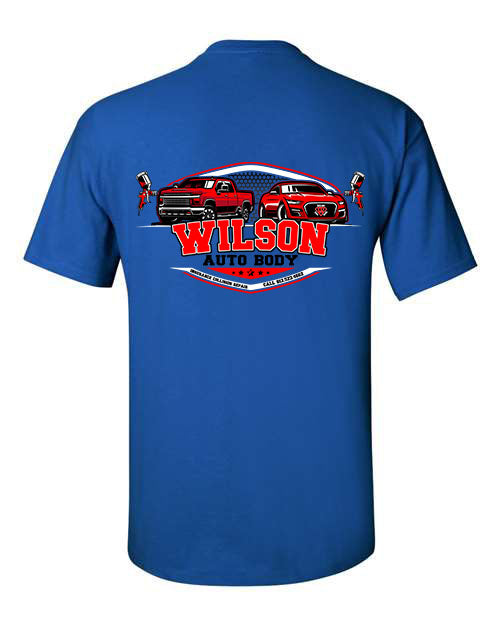 KIDS Wilson Autobody Graphic Shirt (RED W)